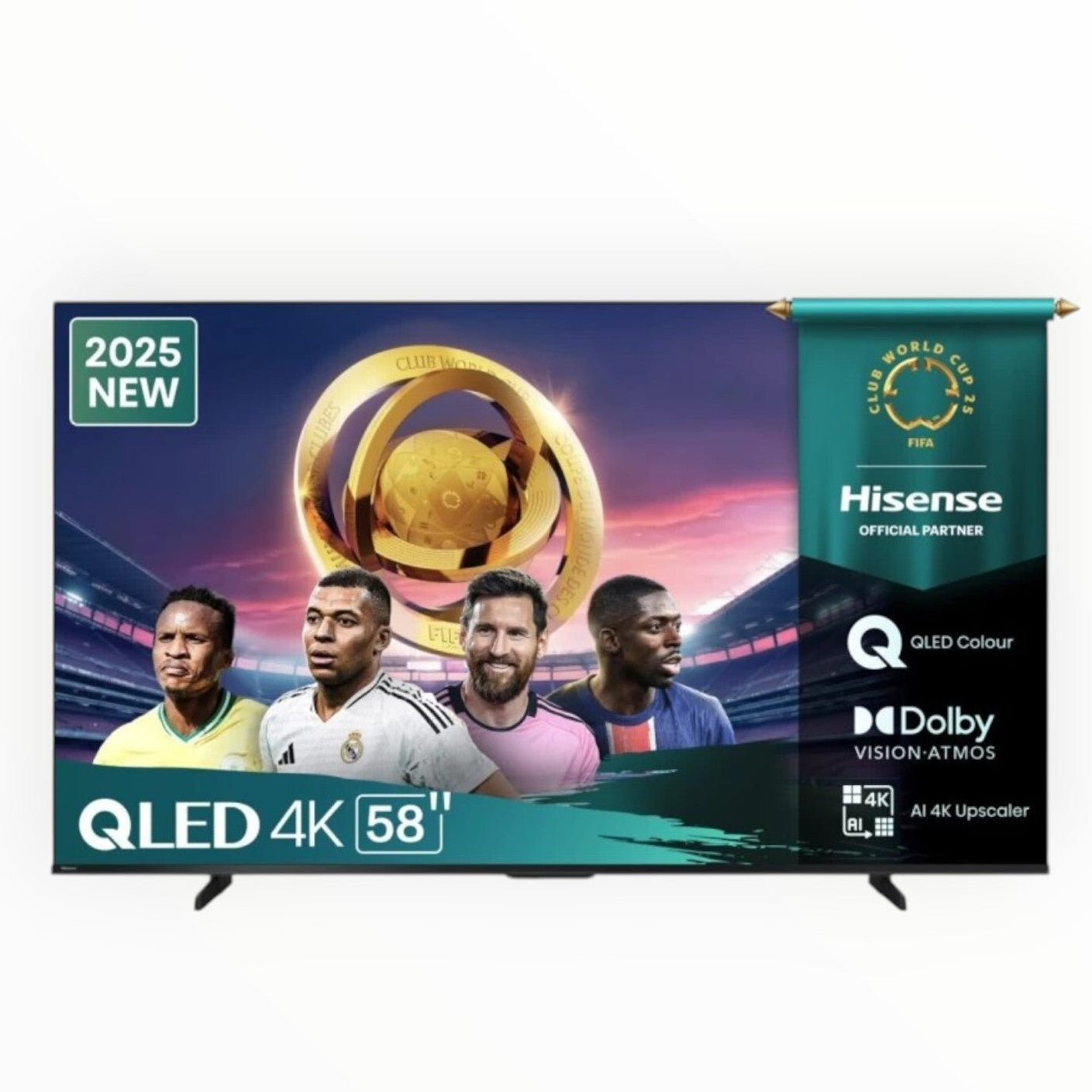 Hisense 147 cm (58 inch) LED Ultra HD (4K) VIDAA Smart TV  (58Q6Q)