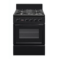 Univa 60cm Black Gas Stove UG016BI