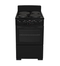 Univa 4-Plate 50cm Black Electric Stove U405B