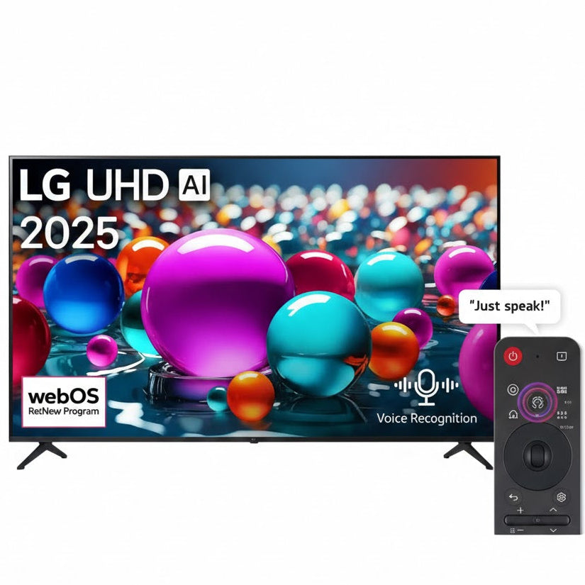 LG 65"UHD AI Smart TV with webOS25 & HDR10 - 65UA80006LC