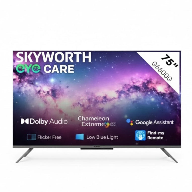 Skyworth 75" UHD Google TV 75G6600H