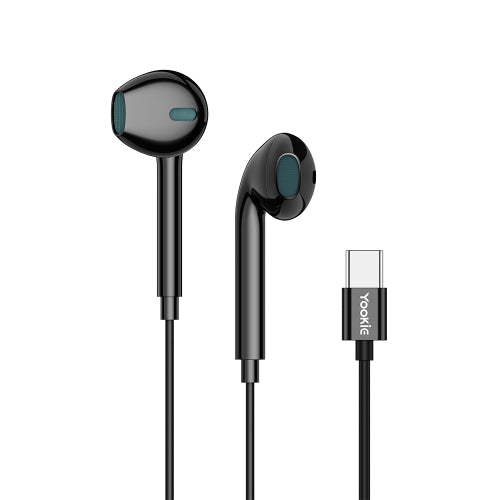 Yookie YTL-09 Wired Earphones Type-C – Black