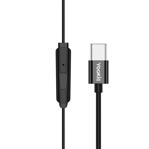 Yookie YTL-09 Wired Earphones Type-C – Black